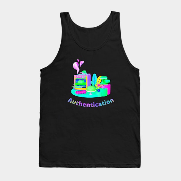 Authentication Surreal Bad Translation Tank Top by raspberry-tea